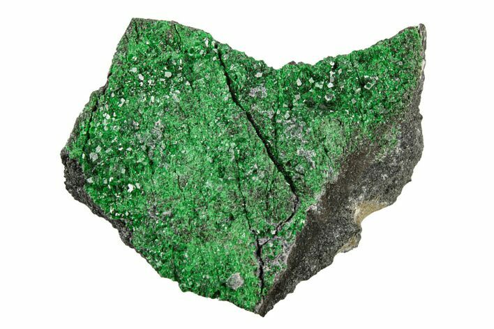 Green Uvarovite (Garnet Group) Cluster - Russia #252790